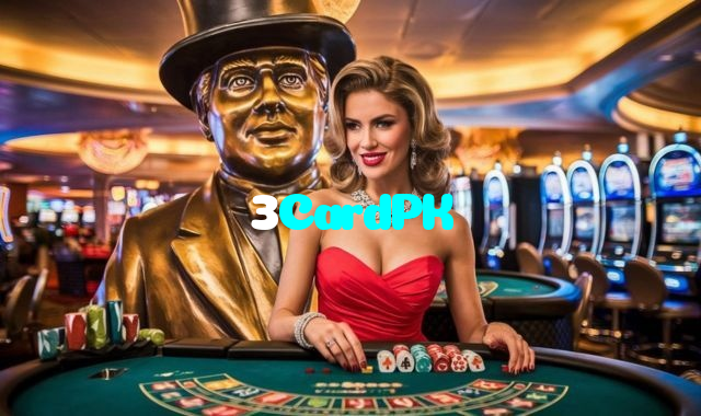 3CardPK casino presented on mobile device in Pakistan with slots and live games